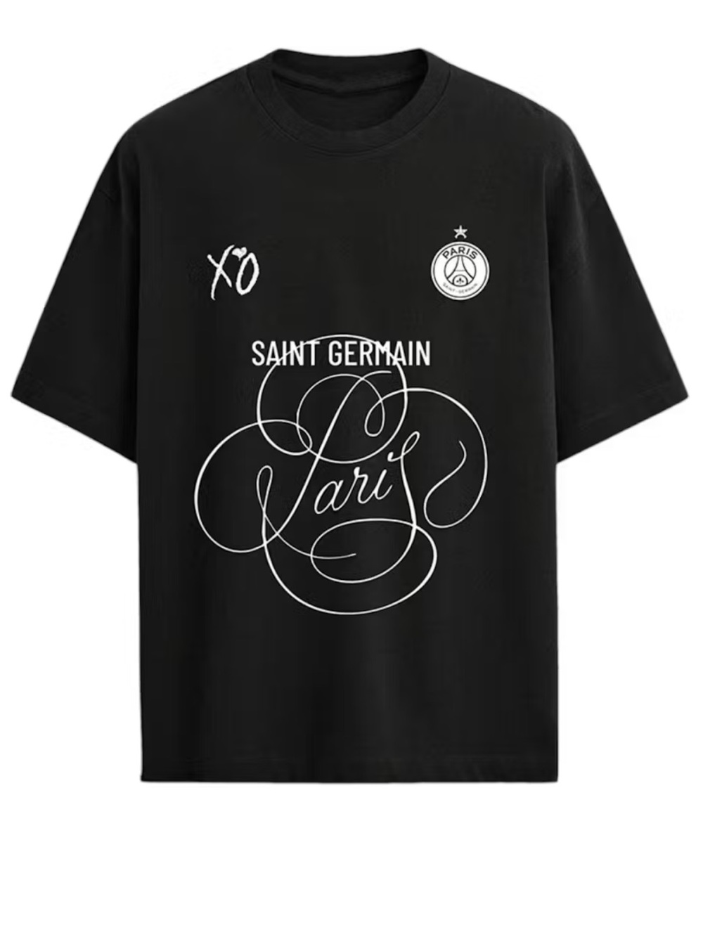 The Weeknd XO x PSG 1 Tee shirt Black men’s XL New top